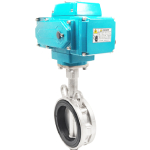 Electric SS304 SS316 wafer butterfly valve Электрический клапан бабочки из нержавеющей стали