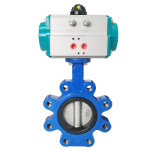 Pneumatic Butterfly Valve Пневматический клапан бабочки