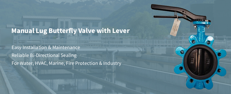 Manual Butterfly Valve with Handle Ручной клапан бабочки с ручкой