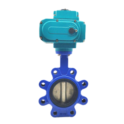 Электрический клапан-бабочка с проушинами