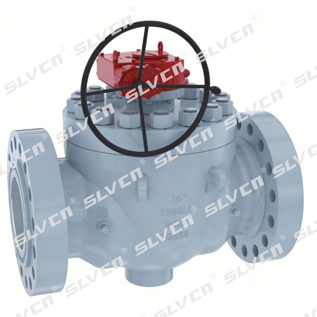 Шаровой кран с верхним входом 1500 фунтов WCB DBB, монтируемый на цапфе