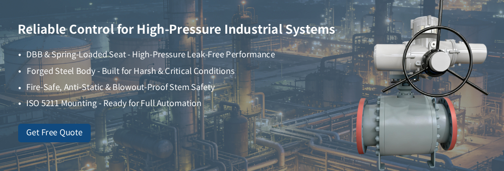 Шаровой кран высокого давления класса 600