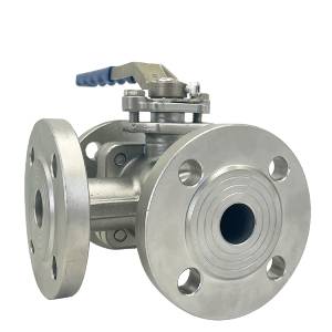 ручной фланцевой шариковый клапан